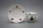 Coffee cup 0,18l and saucer Ofelia Christmas Tree ZL č.2