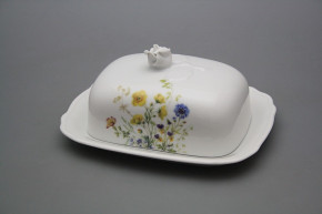 Butter dish small Rokoko Flowering meadow BB