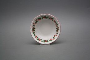 Salad dish 13cm Ofelia Christmas holly CL