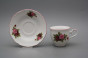 Coffee cup 0,18l and saucer Ofelia Elizabeth rose RL č.2