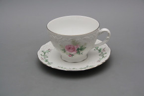 Tea cup 0,17l and saucer Opera Claremont PL