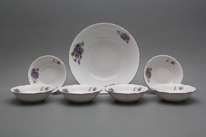 Compote set Ofelia Violets 7-piece CFL č.1