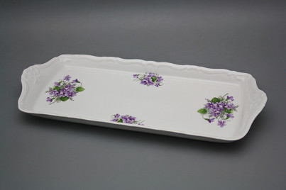 Tray square 38cm Marie Louise Violets EBB č.1