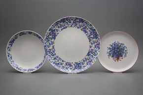 Plate set Tom Forget-me-not 12-piece BB