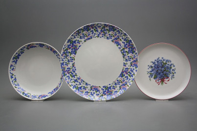 Plate set Tom Forget-me-not 12-piece BB č.1