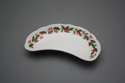 Dish for bones 19cm Rokoko Christmas holly BB č.1