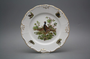 Flat plate 25cm Marie Louise Pheasant GGL LUX