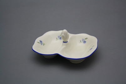 Salt cellar double Alaska ECRU Forget-me-not Sprays AL č.1