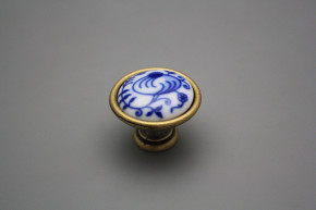 Rustic knobs 35mm Blue Onion Pomegranate