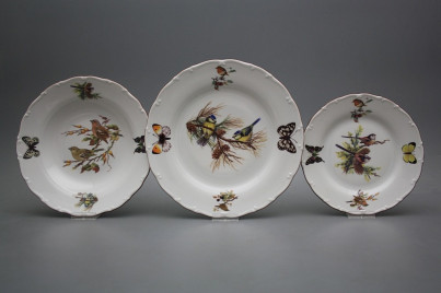 Plate set Ofelia Birds 24-piece GHL č.1