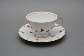 Tea cup 0,18l and saucer Maria Teresa Bouquet Sprays GL