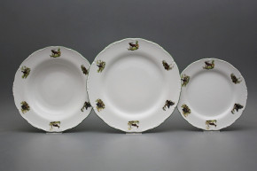 Plate set Ofelia Gamekeepers 18-piece AZL