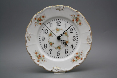 Plate clock Marie Louise Tea roses GL č.1