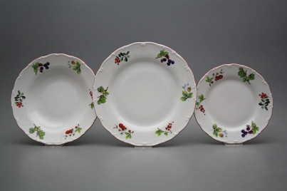 Plate set Ofelia Forest berries 12-piece ACL č.1