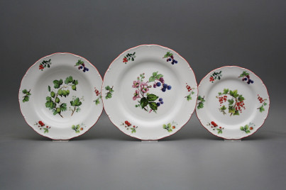 Plate set Ofelia Forest berries 18-piece FCL č.1