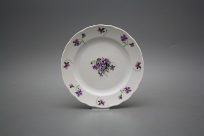 Dessert plate 19cm Rokoko Violets JBB č.1