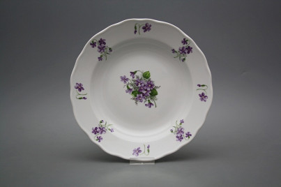 Deep plate 24cm Rokoko Violets JBB č.1