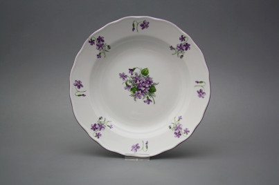 Deep plate 24cm Rokoko Violets JFL č.1