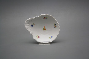 Shell dish small 12,5cm Flower sprays BB