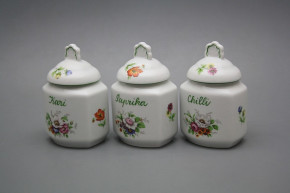 Spice jar 0,2l Meissen bouquet ZL