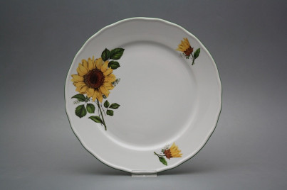 Flat plate 26cm Rokoko Sunflowers CZL č.1