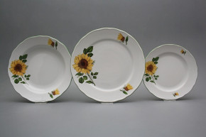 Plate set Rokoko Sunflowers 12-piece CZL