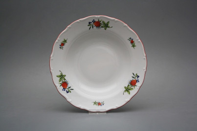 Deep plate 23cm Ofelia Strawberry ACL č.1