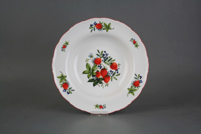 Deep plate 23cm Ofelia Strawberry FCL č.1