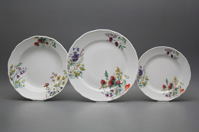 Plate set Rokoko Flowering meadow 12-piece CBB č.1