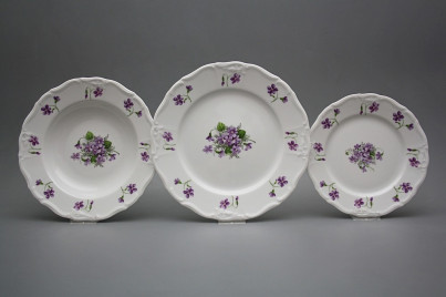 Plate set Marie Louise Violets 12-piece JBB č.1