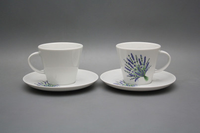 Cup high 0,2l with saucer Tom Lavender BB č.1