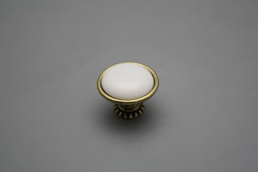 Rustic knobs Bohemia 35mm WHITE