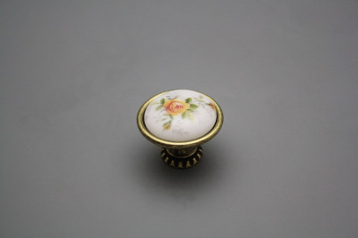 Rustic knobs Bohemia 35mm Tea roses č.1