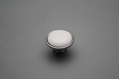 Rustic knobs Bohemia 35mm WHITE FV č.1