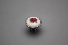 Rustic knobs Bohemia 35mm Elizabeth rose Red FV