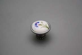 Rustic knobs Bohemia 35mm Cornflowers FV