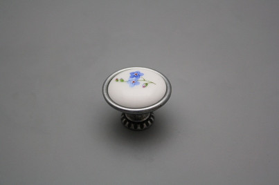 Rustic knobs Bohemia 35mm Forget-me-not Sprays FV č.1