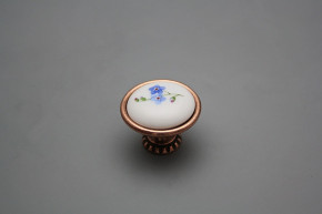 Rustic knobs Bohemia 35mm Forget-me-not Sprays CU