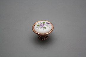 Rustic knobs Bohemia 35mm Scatter Violets CU