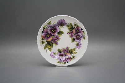 Dessert plate 19cm Ofelia Pansy CvBB č.1