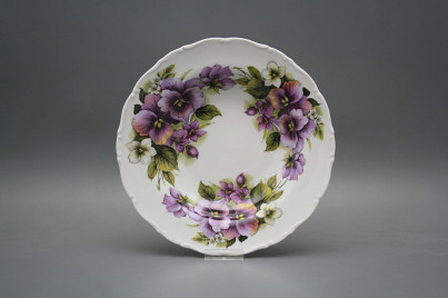 Deep plate 23cm Ofelia Pansy CvBB č.1