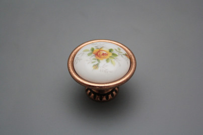 Rustic knobs Bohemia 40mm Tea roses CU č.1