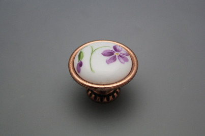 Rustic knobs Bohemia 40mm Violets CU č.1