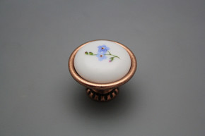 Rustic knobs Bohemia 40mm Forget-me-not Sprays CU