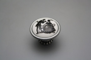 Rustic knobs Bohemia 40mm Rococo dolls FV