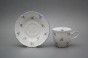 Coffee cup 0,18l and saucer Ofelia Forget-me-not Sprays AL č.2