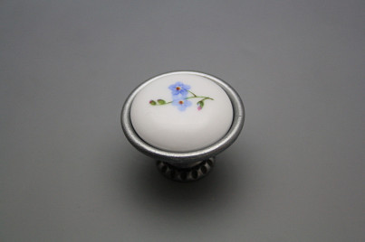 Rustic knobs Bohemia 40mm Forget-me-not Sprays FV č.1