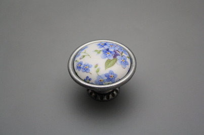 Rustic knobs Bohemia 40mm Forget-me-not Chintz FV č.1