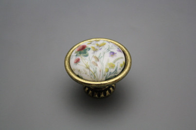 Rustic knobs Bohemia 40mm Flowering meadow č.1