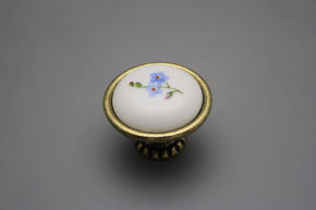 Rustic knobs Bohemia 40mm Forget-me-not Sprays